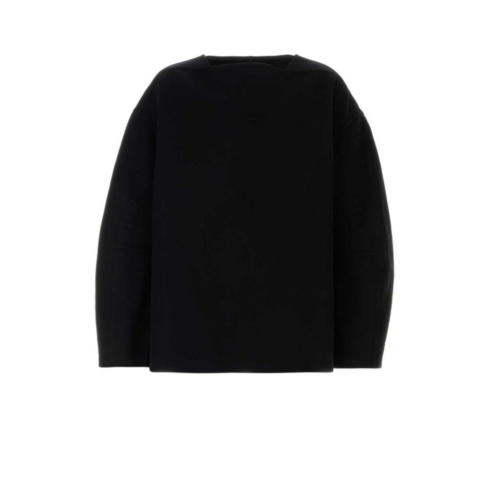 Jil Sander Men Black Wool Oversize Sweater
